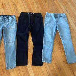 Art Class Cat & Jack Boy’s Jeans Lot Of 3 Size 12